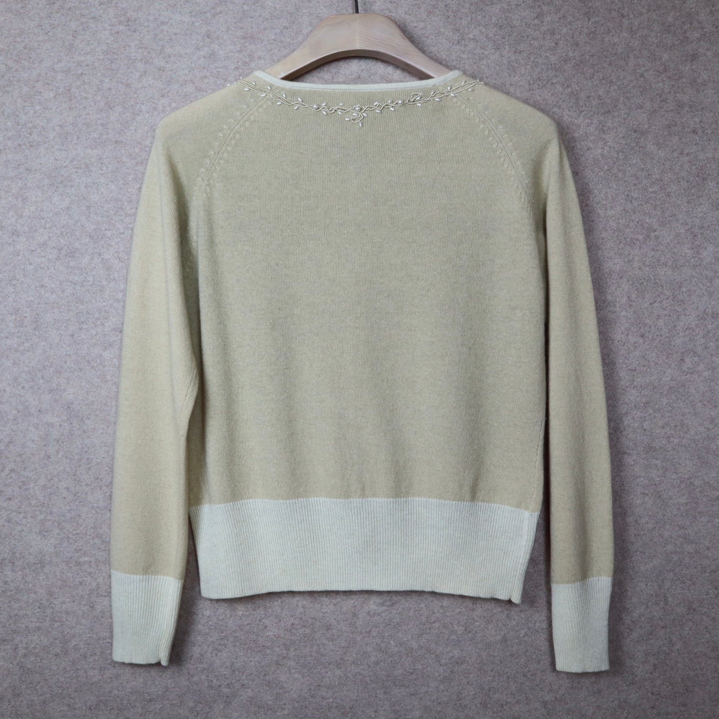 Cardigan with Pearl Buttons