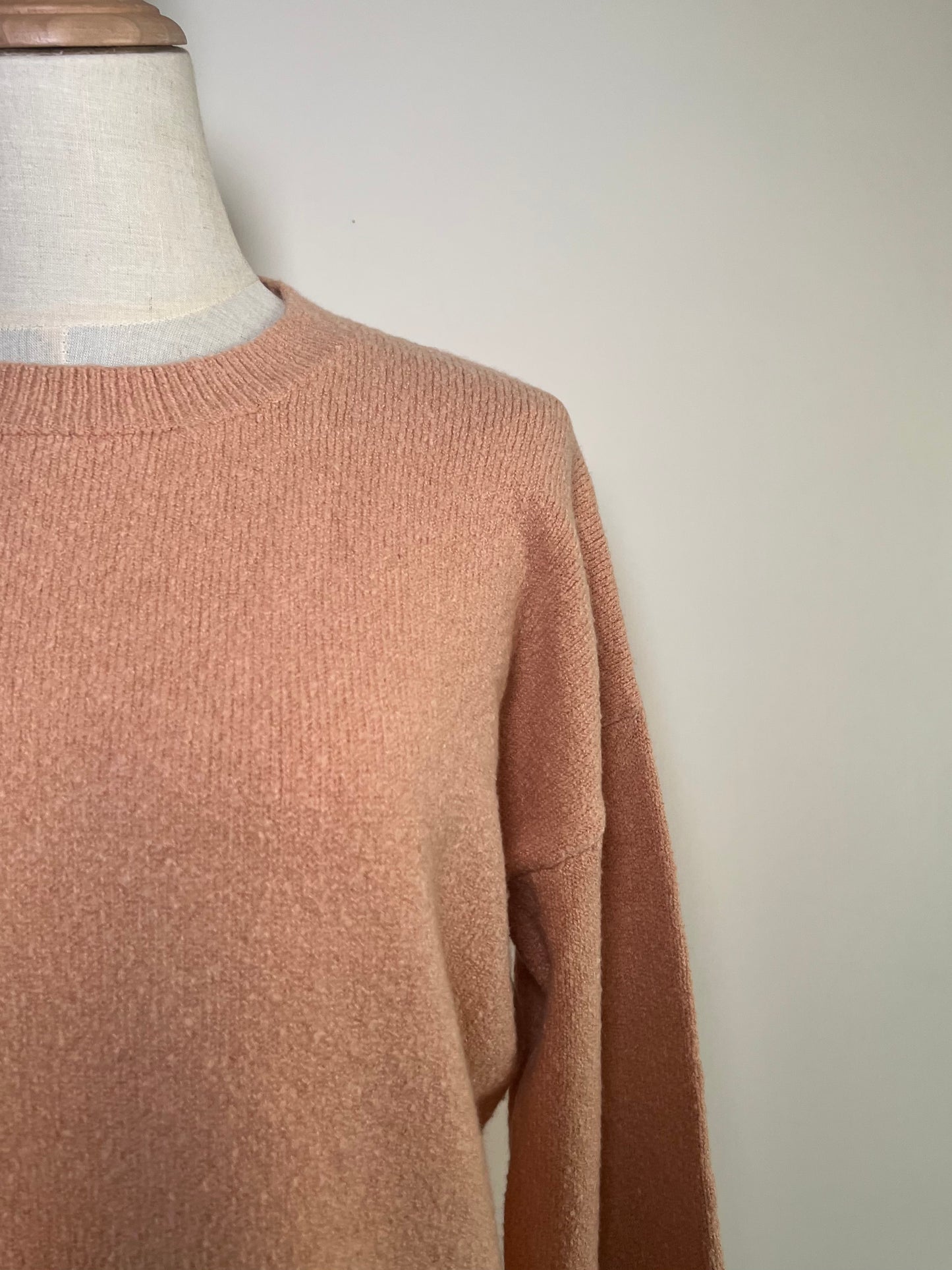 Round-neck Cotton Sweater