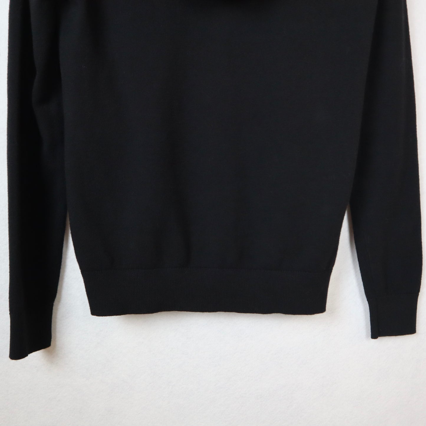 Black Cotton Hoodie