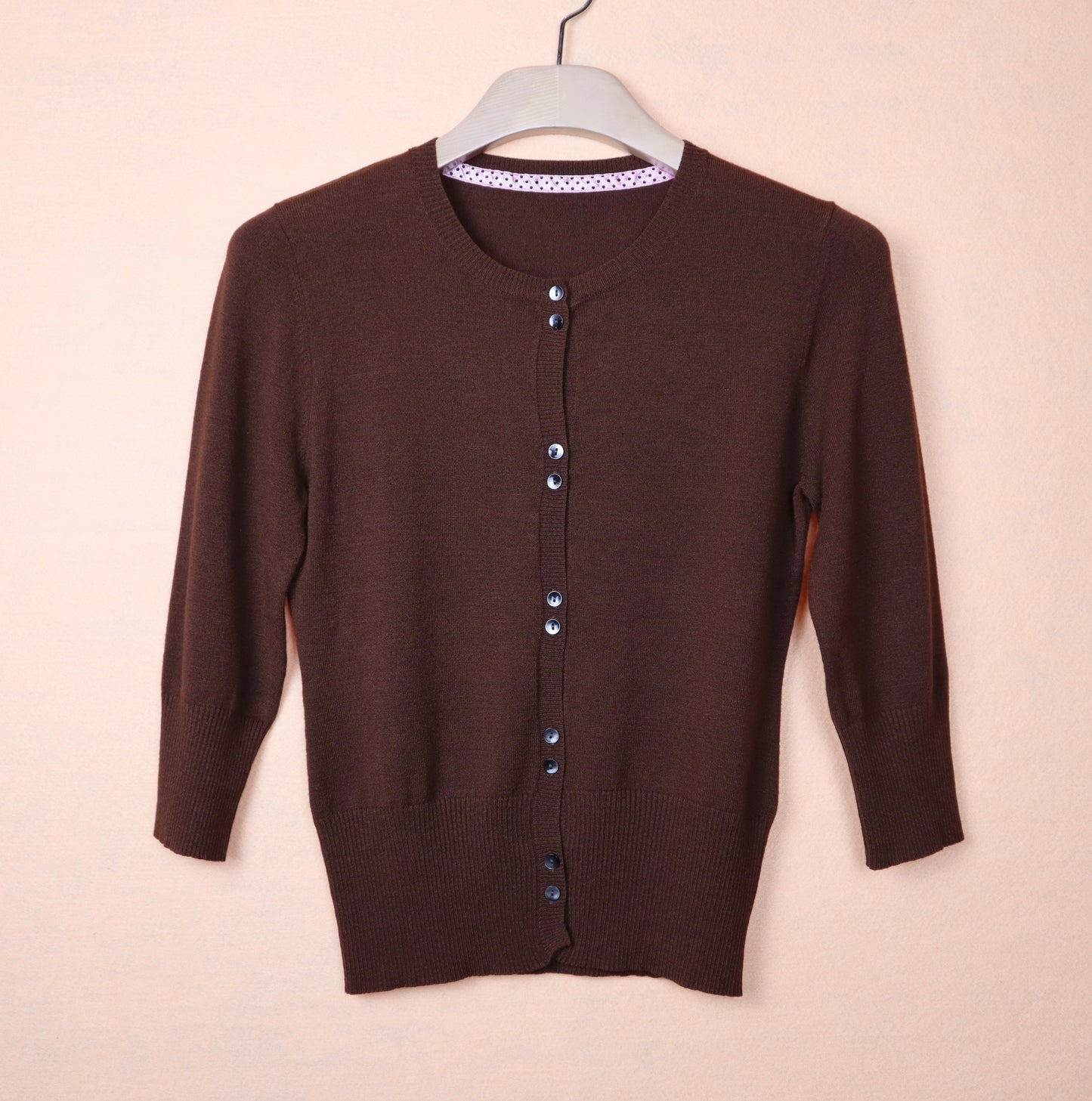 Umber Brown Cardigan