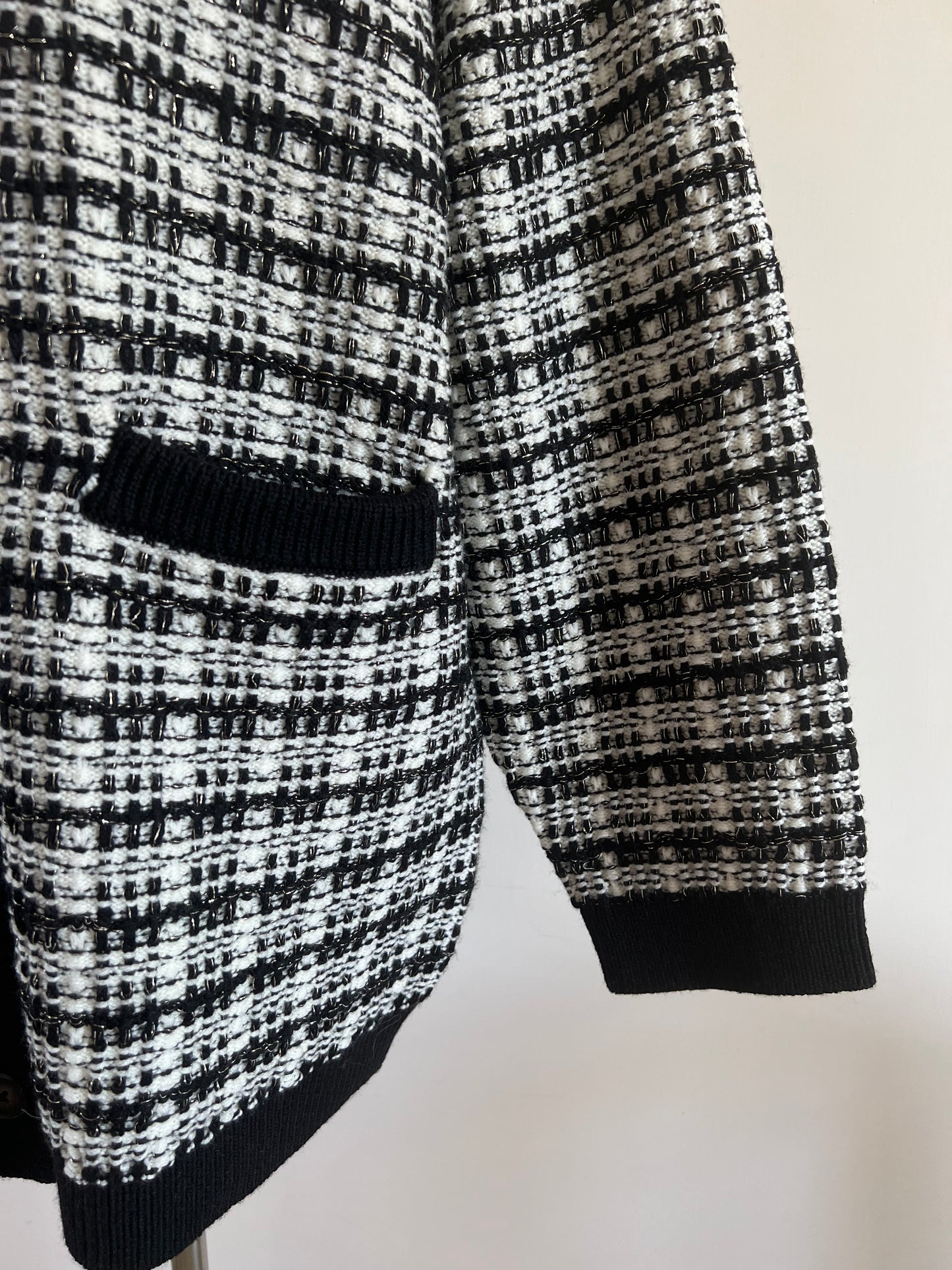 Checkered Cardigan