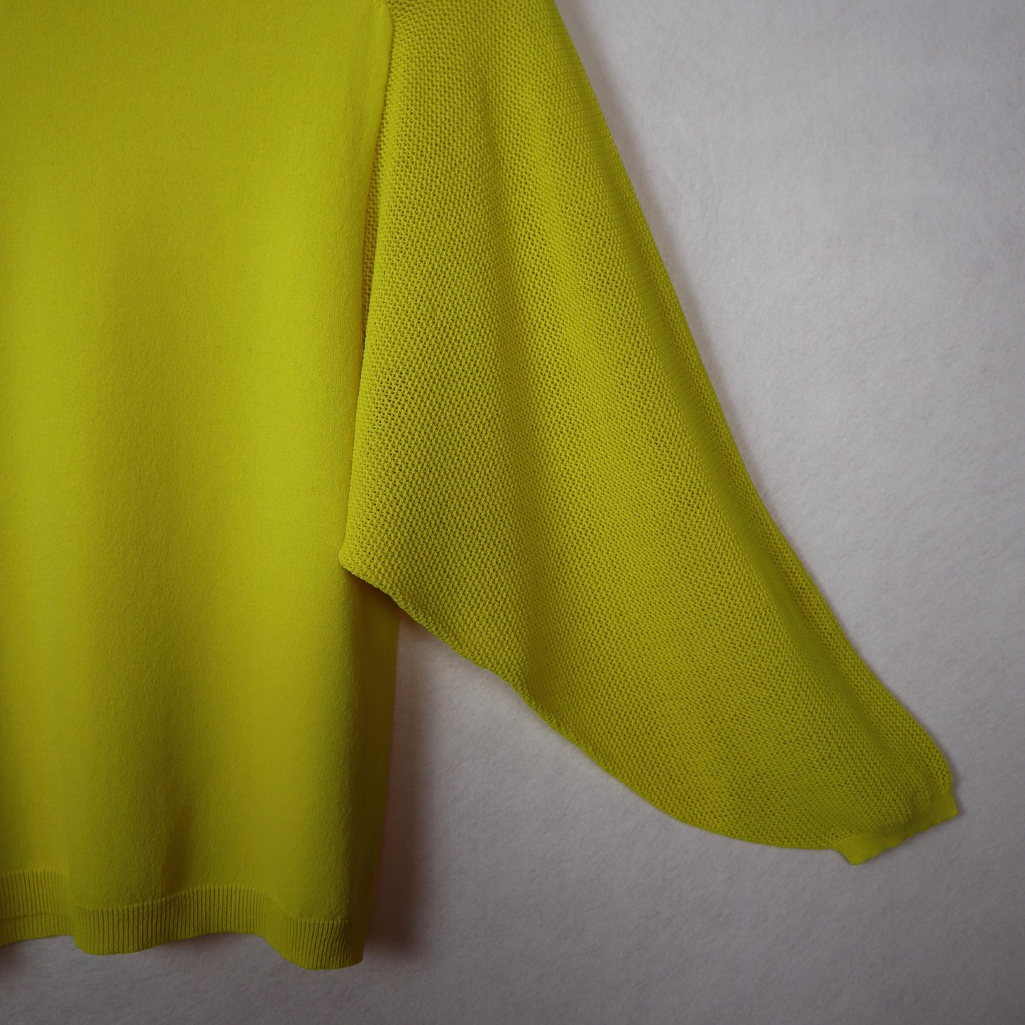 Yellow Loose-Sleeved Sweater