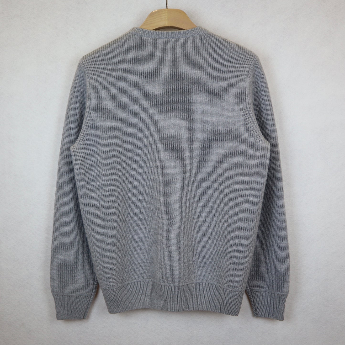 Classic Grey Italian Wool Sweater