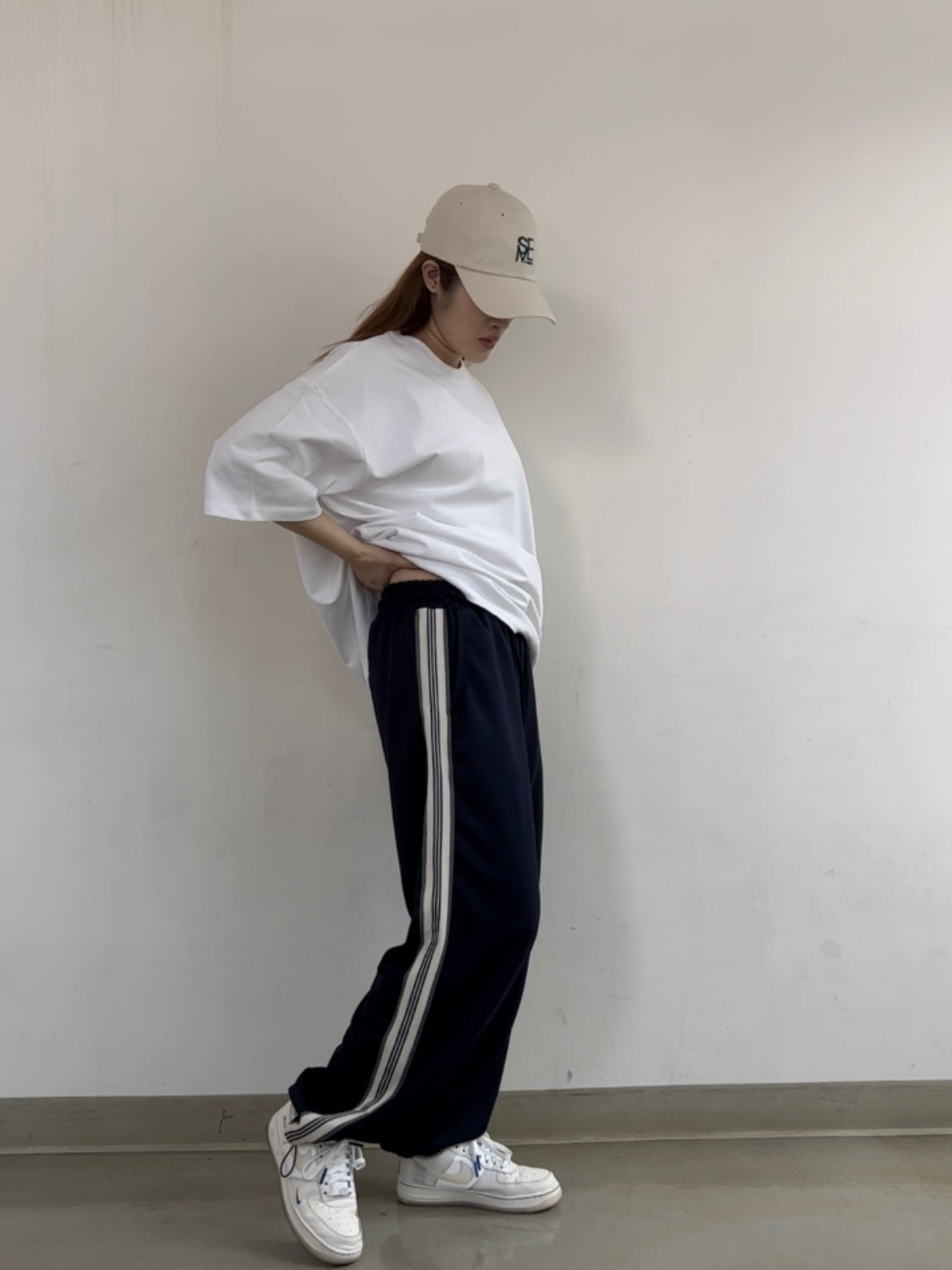 Low-waist Striped Pants