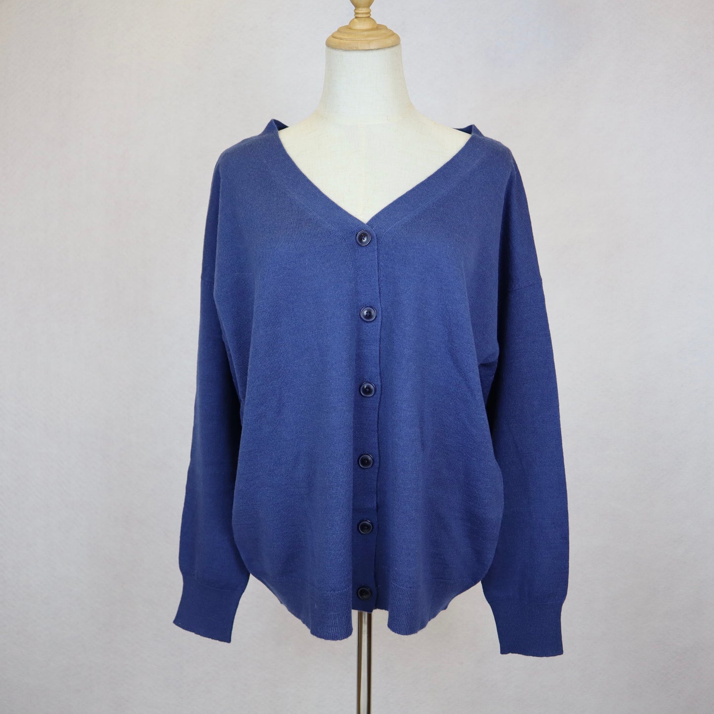 Cobalt Blue Ribbon Cardigan