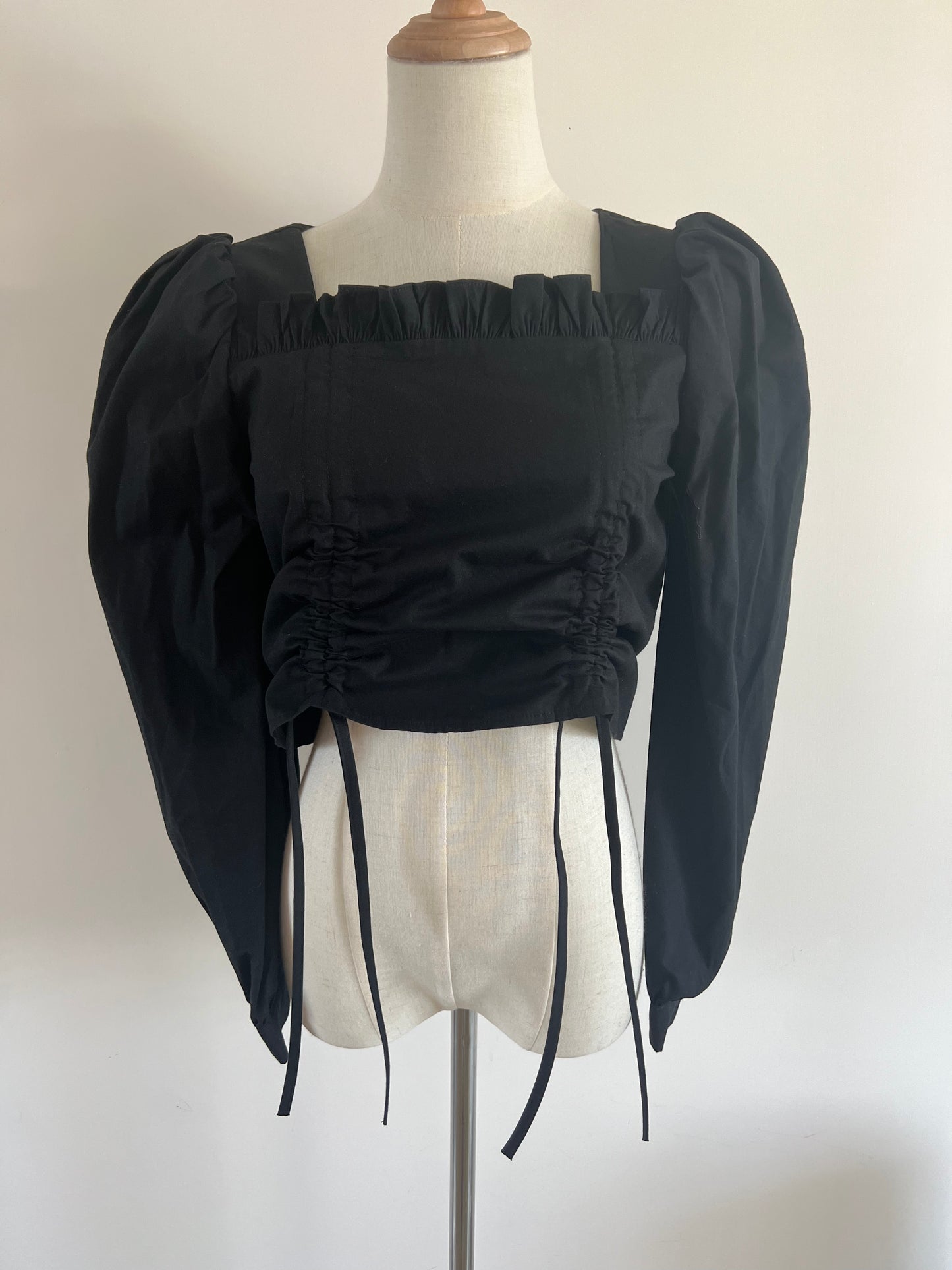 Crop Blouse with Straps