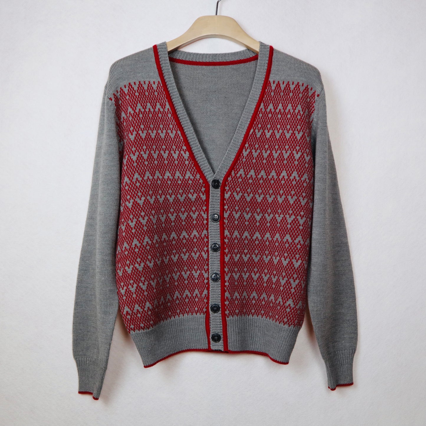 Dark Grey Wool Cardigan