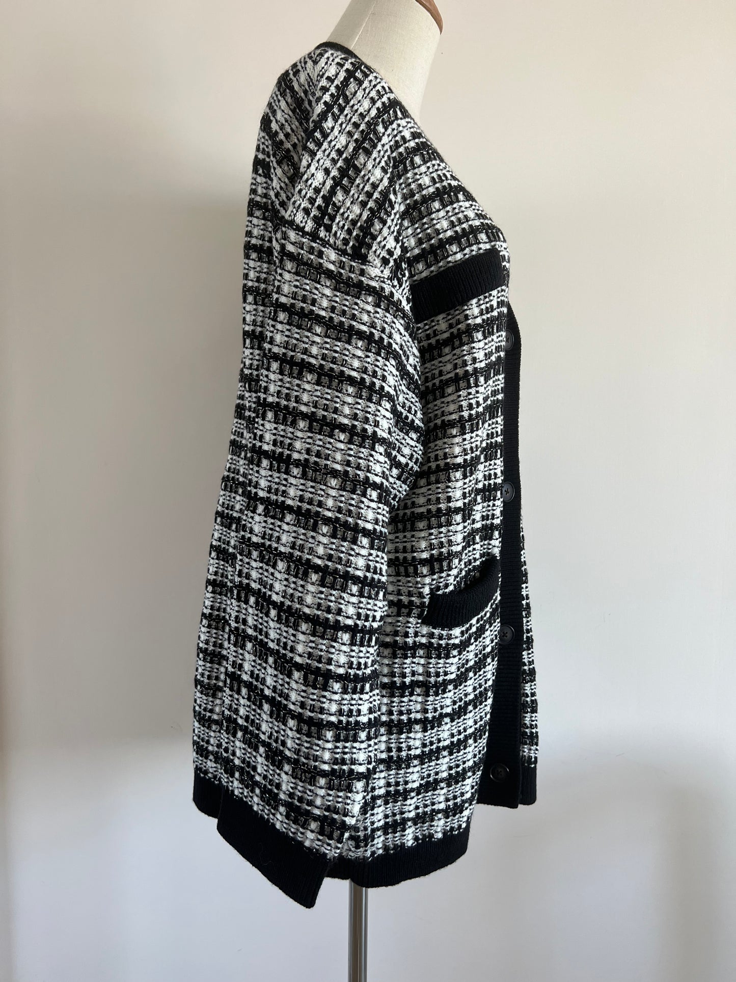 Checkered Cardigan