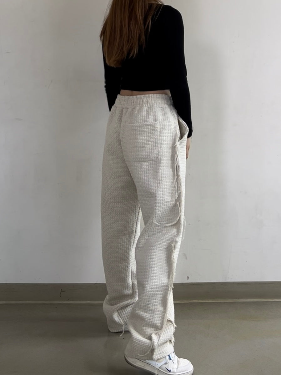 Tweed Baggy Pants