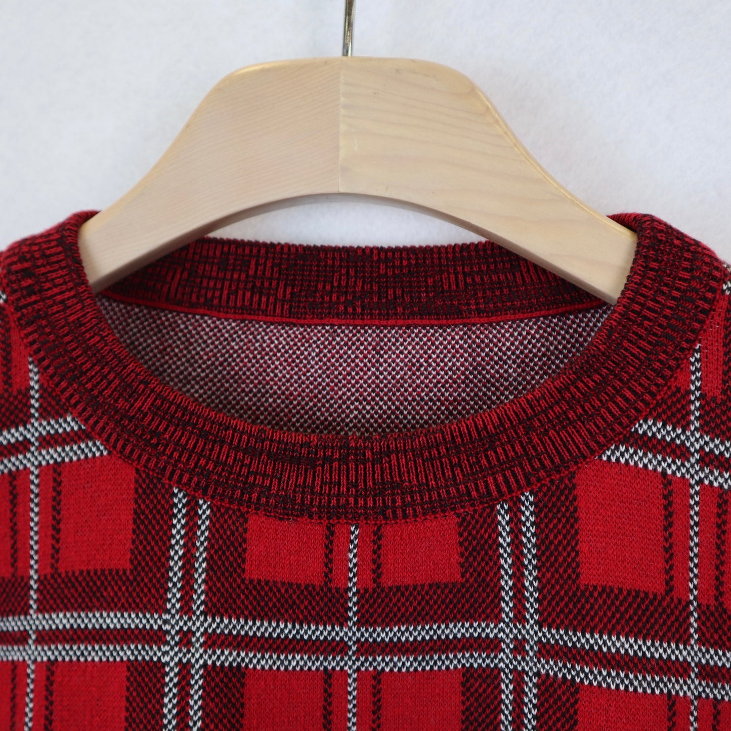 Red Box Patterned Sweater