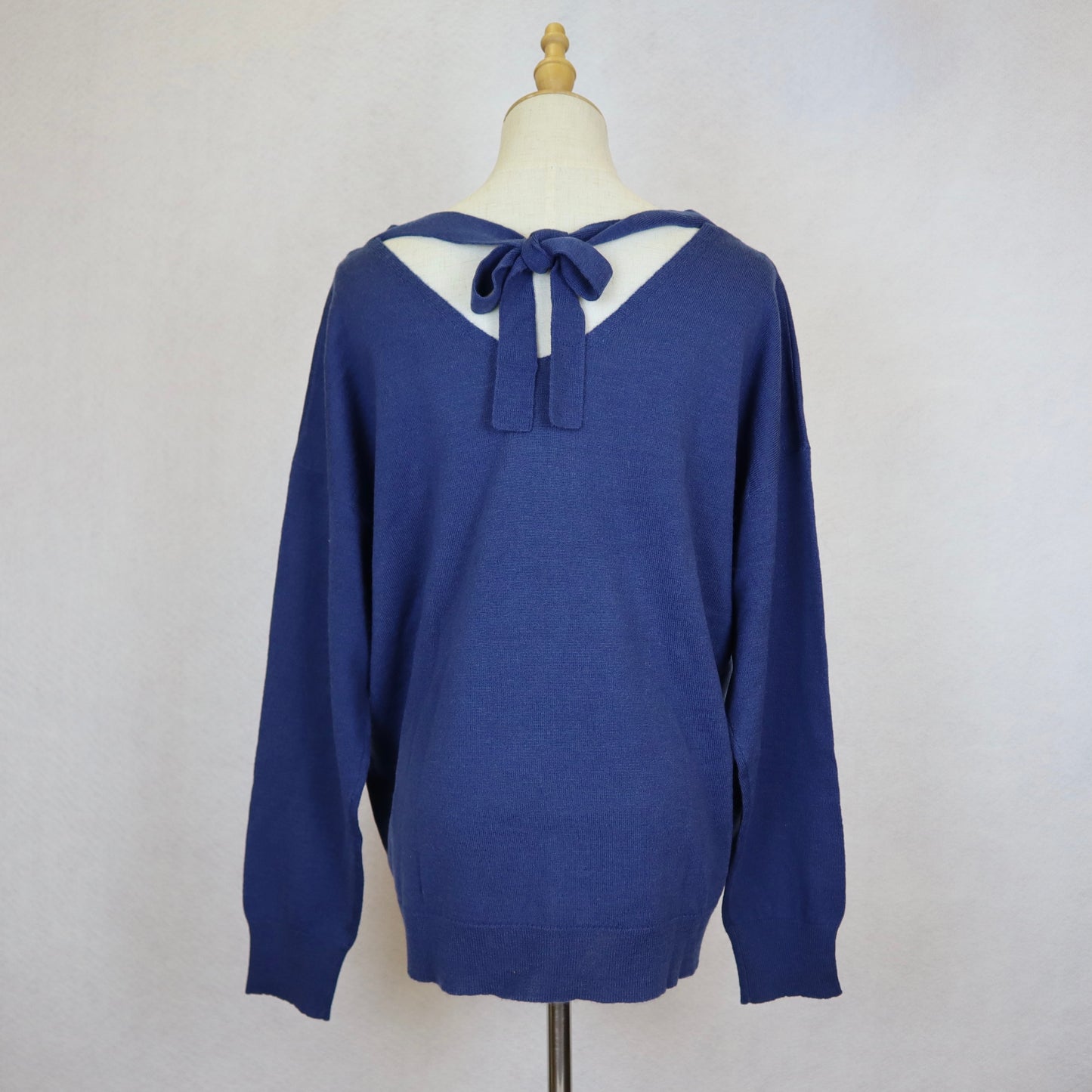 Cobalt Blue Ribbon Cardigan