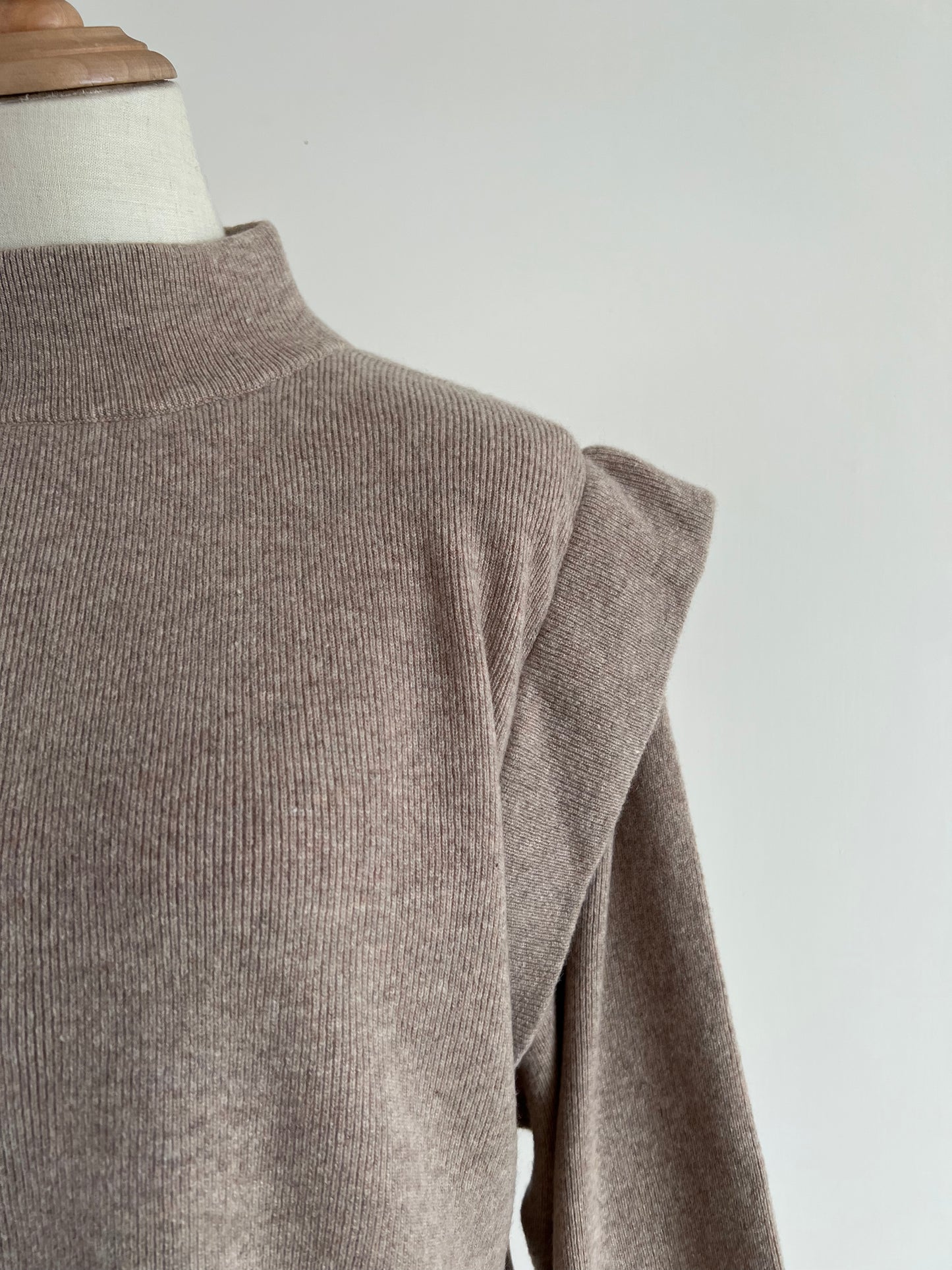 Beige Wool Sweater