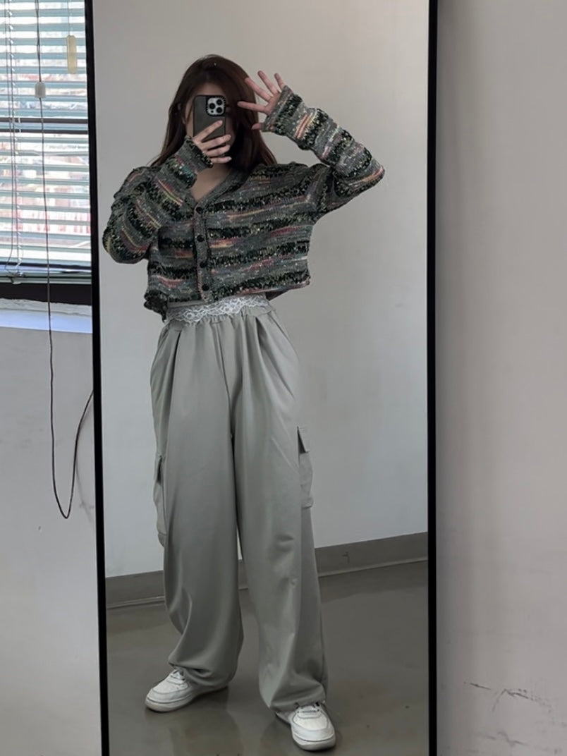 High-waist Baggy Pants