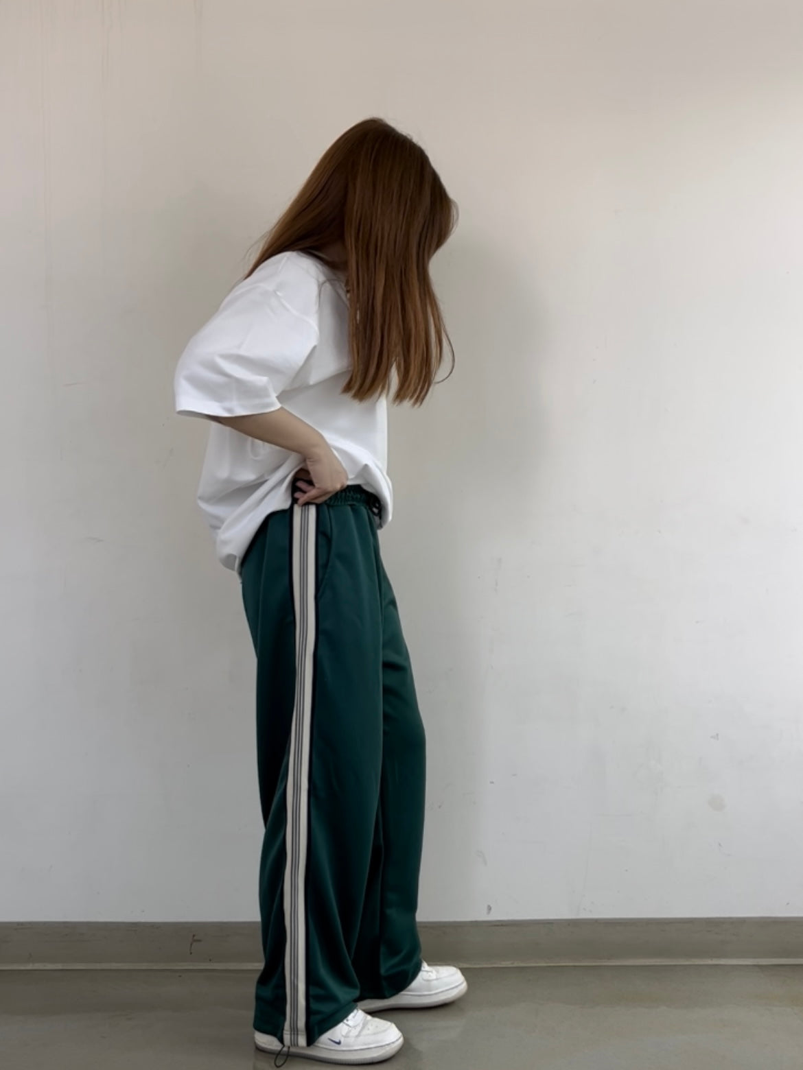 Low-waist Striped Pants