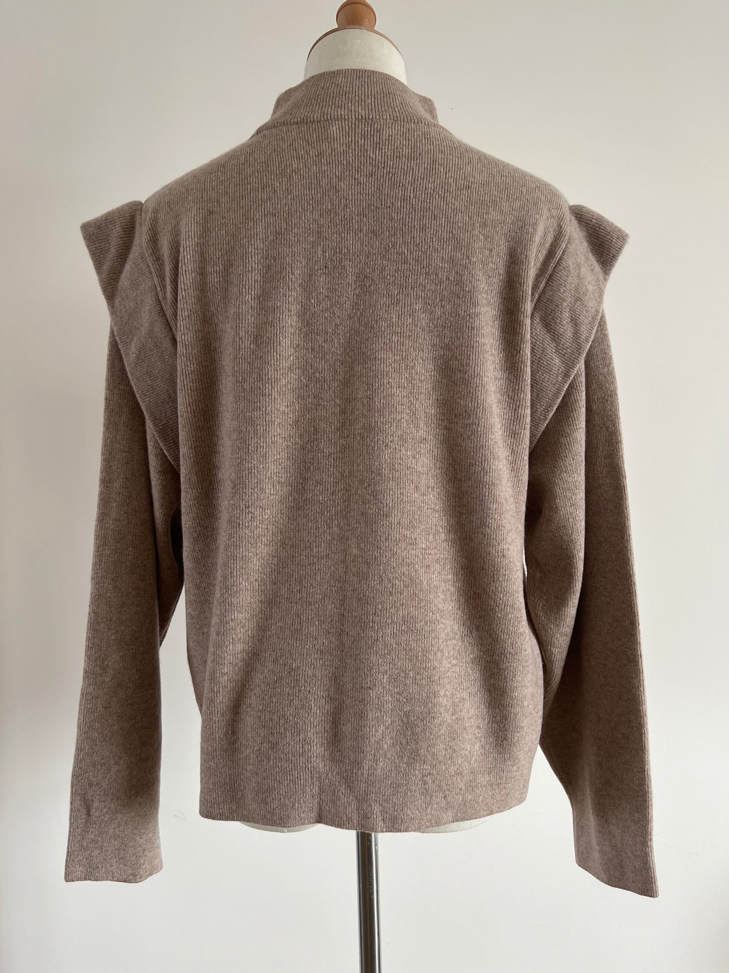 Beige Wool Sweater