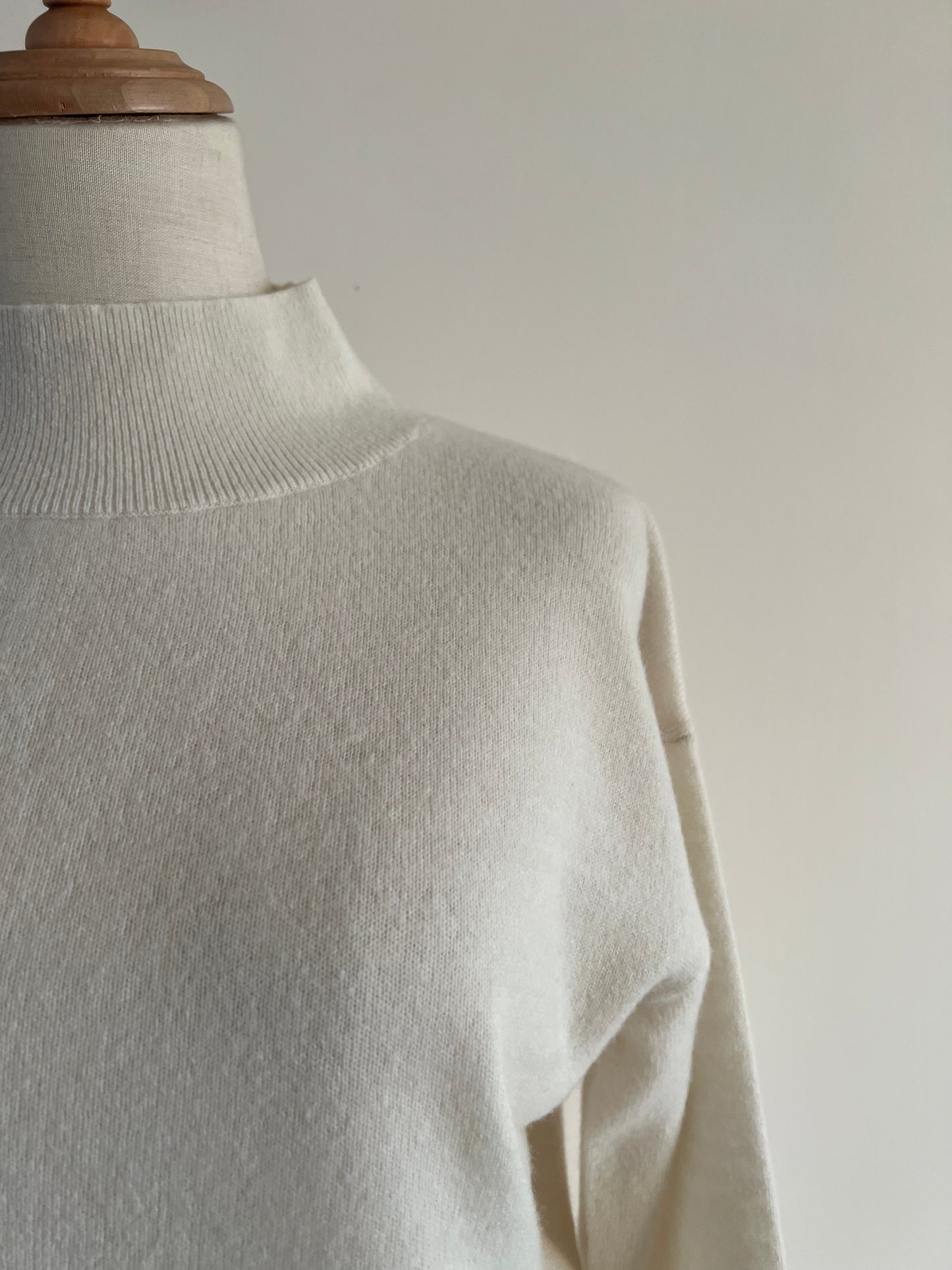 Turtle-neck Wool Top