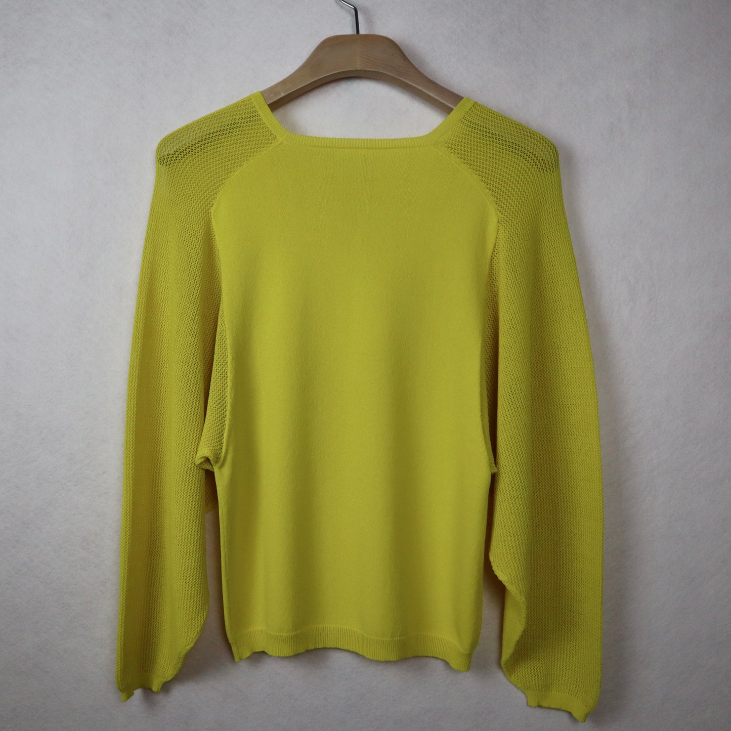 Yellow Loose-Sleeved Sweater