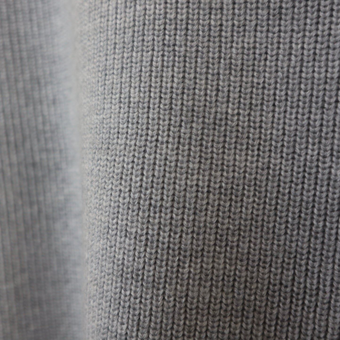 Classic Grey Italian Wool Sweater