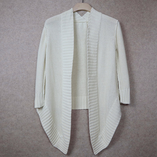 Beige Drape Cardigan