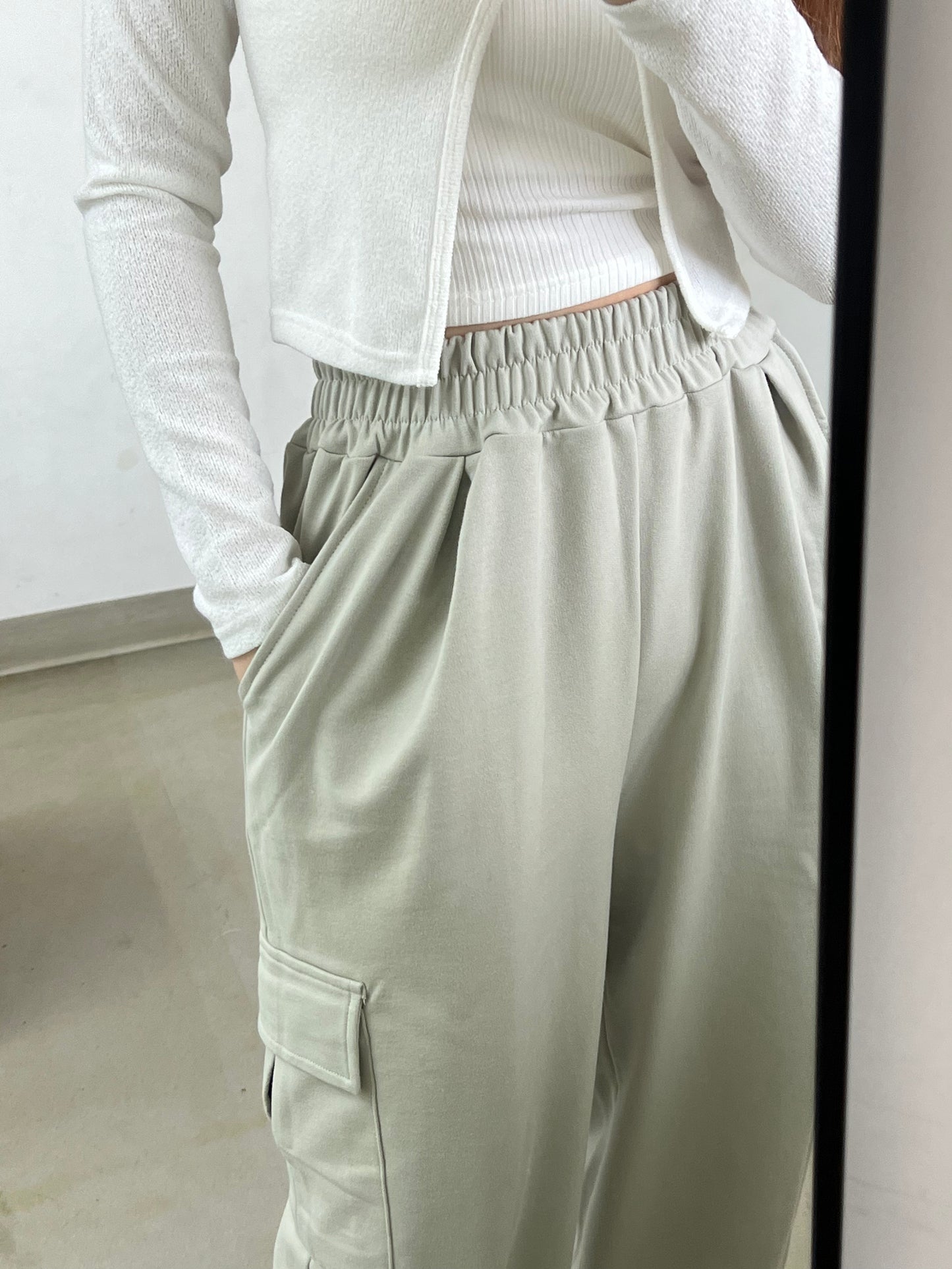 High-waist Baggy Pants